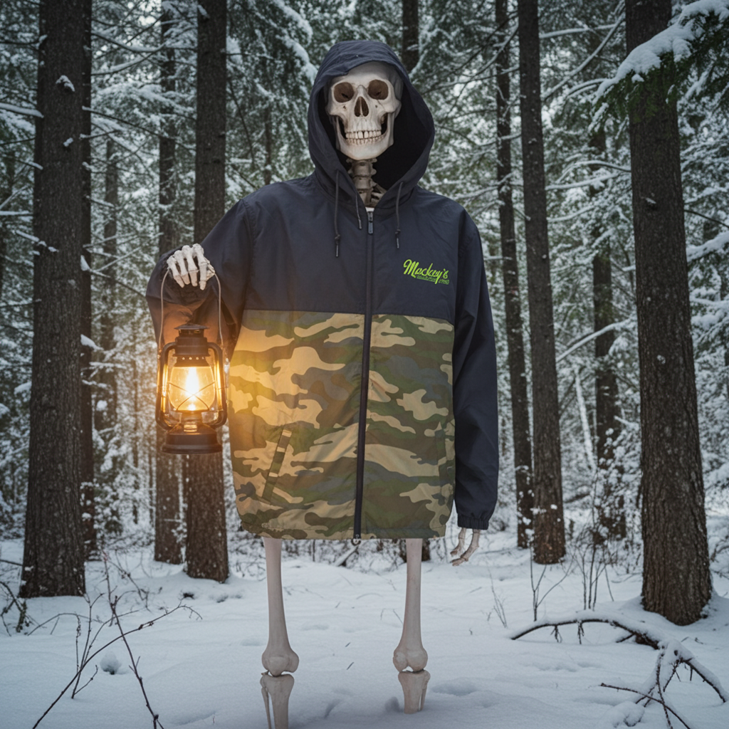 Mackey's Camo Lightweight Hood Jacket